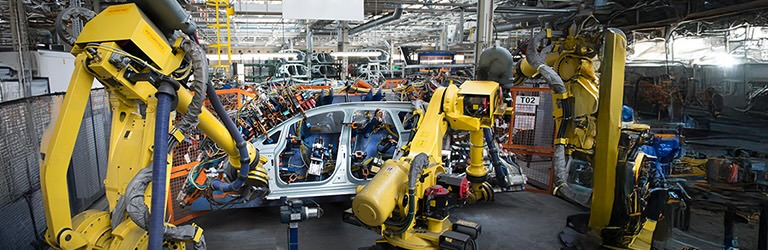 Factory robots